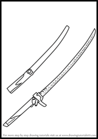 How to Draw Genji Sword from Overwatch