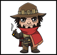How to Draw McCree | Overwatch