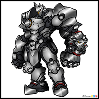 How to Draw Reinhardt, Overwatch