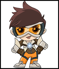 How to Draw Overwatch | Tracer