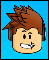 How to Draw Roblox Head Character