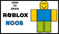 How to Draw Roblox Noob | Easy Step by Step Drawing Tutorial