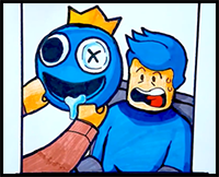 How to Draw Rainbow Friends All Characters