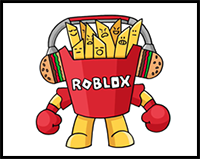 How to Draw Gang O Fries | Roblox