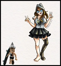 How to Draw Your ROBLOX Avatar (2 WAYS!)
