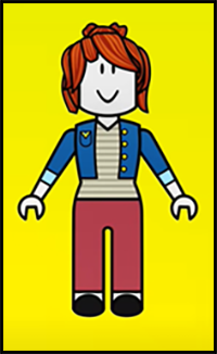 How to Draw Bacon Girl - Roblox Drawing