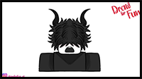 How to Draw Emo Roblox Easy