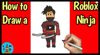 How to Draw a Roblox Ninja | Art Lesson