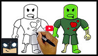 How to Draw a Roblox Zombie