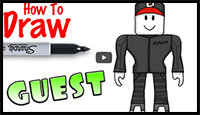 How to Draw the Guest | Roblox