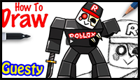 How to Draw Guesty | Roblox