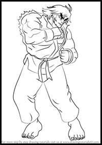 How to Draw Ken from Street Fighter