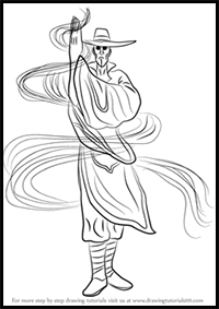 How to Draw F.A.N.G from Street Fighter