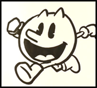 How to Draw Pacman from Super Smash Bros