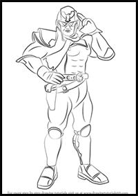 How to Draw Captain Falcon from Super Smash Bros