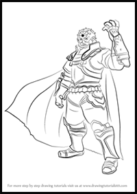 How to Draw Ganondorf from Super Smash Bros