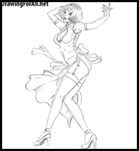 how to draw anna williams