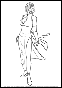 How to Draw Anna Williams from Tekken