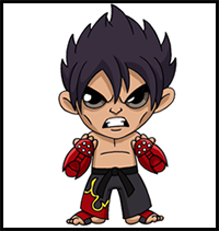 How to Draw Jin Kazama | Tekken