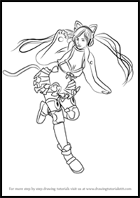 How to Draw Lucky Chloe from Tekken
