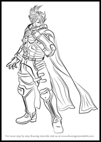 How to Draw Lars Alexandersson from Tekken