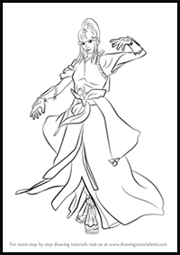 How to Draw Kazumi Mishima from Tekken