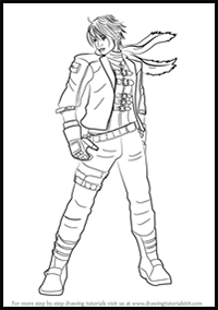 How to Draw Leo Kliesen from Tekken