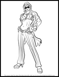 How to Draw Katarina Alves from Tekken