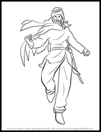 How to Draw Shaheen from Tekken