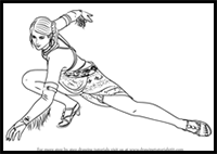 How to Draw Zafina from Tekken