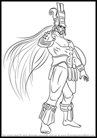 hHow to Draw Ancient Ogre from Tekken