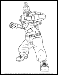 How to Draw Jack from Tekken