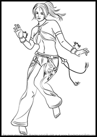 How to Draw Christie Monteiro from Tekken