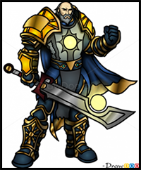 How to Draw Andulin Lothar, Warcraft