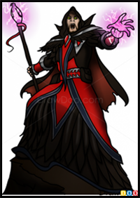 How to Draw Medivh, Warcraft