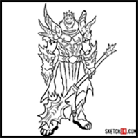 How to Draw Neltharion | World of Warcraft