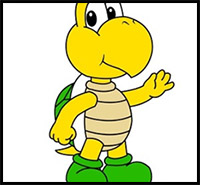 How to Draw Koopa Troopa