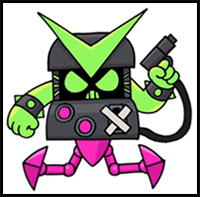 How to Draw Virus 8-Bit | Brawl Stars