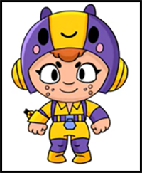 How to Draw Bea | Brawl Stars