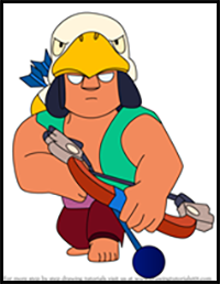 How to Draw Bo from Brawl Stars