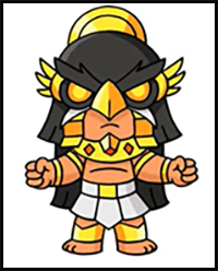 How to Draw Horus Bo | Brawl Stars