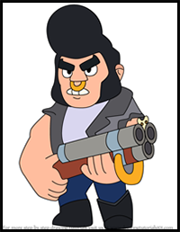 How to Draw Bull from Brawl Stars
