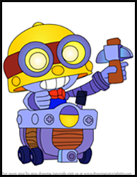 How to Draw Carl from Brawl Stars