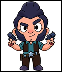 How to Draw Brawl Stars | Outlaw Colt