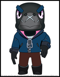 ow to Draw Crow from Brawl Stars