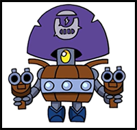 How to Draw Brawl Stars | Darryl