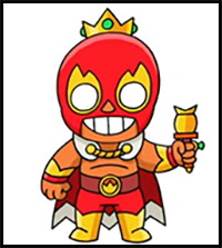 How to Draw Brawl Stars | El Rey