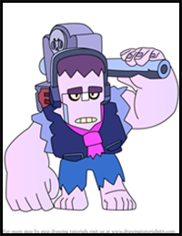 How to Draw Frank from Brawl Stars