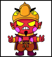 How to Draw Evil Gene | Brawl Stars