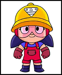How to Draw Jacky | Brawl Stars
